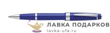 Ручка-роллер Cross Bailey Light, синий глянец и хром, съемный колпачок, черный стержень (AT0745-4) 