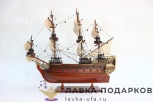 Парусник L: 48 см. H: 52 см. Корабль «Полтава» Россия 1712 г. TS_0097_W_40 