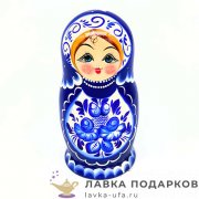 НП / Матрешка семеновская «Оксана» 5 мест, 18 см. гжельская 