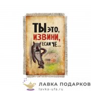 УС а6 / Магнит - улыбка «Ты извини если че» 15 х 11 см. 928_От_Н-М 