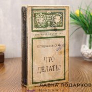 Сейф-книга кожзам 21 х 13 х 05 см. «Что делать» бежевый 472.303 