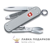 ТИ / Нож-брелок Victorinox Классика Алокс 58мм 5функций серый 0.6221.26 