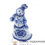 Гжель / Фигурка года «Зайчиха» 18 х 10 х 09 см. авт. Беляев С.А. 