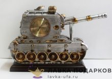 La Minor / Скульптурные часы «Танк» 35 х 22 х 14 см. антик 1.402M  