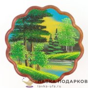 Камень / Панно с каменной крошкой 20 х 20 см. рис. «Лето» 9508 