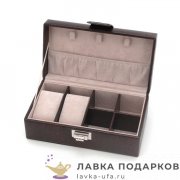 Jardin / Шкатулка для мужских аксессуаров с замком 22 х 12 х 09 см. коричневый MB_8040 