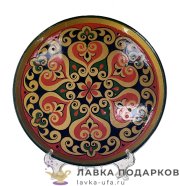 Агидель / Поднос расписной «Круглый» 18 х 18 см. цв. красный, черный (Агидель) 18с 28685 