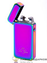 LA GEER / Зажигалка USB (электро-импульсная) 07 х 04 х 01 см, цвет спектр 85.406 
