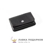 Макей / Картхолдер для карт «Сити» 10 х 09 см. цвет черный, коричневый 084_07_01 