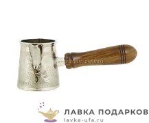 Кашмир / Турка для кофе «Стакан» 200 мл. никель Пс_2579_2 (1 : 2) 