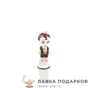 БФ / Статуэтка «Азамат» Башкирский фарфор 8х3х3см сувенир фигурка подарочная 