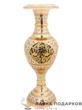 Кашмир / Ваза латунная с эмалью 36 х 15 х 15 см. черный (JALI) В_2565_14_ 7 