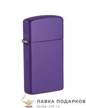 Zippo / Зажигалка 1637 «Классика» 56 х 36 х 12 мм. фиолетовый матовый 
