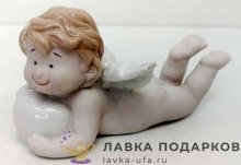 Seltmann / Фигурка «Эльфик - мальчик с сердцем лежит» 10 х 08 см. цвет пастель ХР_3218 