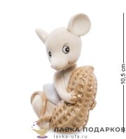 Pavone / Фигурка «Мышонок с орехом» 11 см. пастель JP_121. 6  