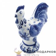 Гжель / Фигурка года «Петух» (м.) 17 х 13 х 07 см. авт. Голубенков Н.А. 
