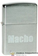 Star / Зажигалка бензиновая «Мачо» 36 х 12 х 56 мм. цвет хром матовый 85.743 