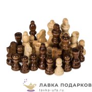 Шахматные фигуры турнирные «Лакированные» в картонной коробке 16 х 09 х 06 см.  (Ладья) 