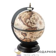 Brigant / Глобус-бар на подставке D =33 cм «Карта Колумба» 48 х 38 х 32 см, цвет черно-белый 
