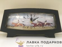 Часы настольные «Москвин» телевизор 32 х 15 х 04 см. орех 8.6 П3 