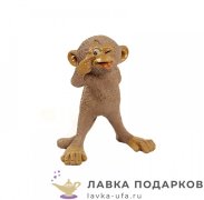 Фигурка года «Обезьянка озорная» 08 х 07 см. (бежевый) EVE_50252 