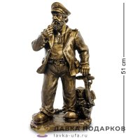 Скульптура «Капитан и якорь» 51 х 31 х 19 см. БРОНЗА F_496_2 