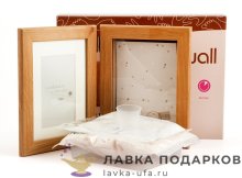 Фоторамка двойная 15*21 дерево со слепком «Baby Art» 22209 