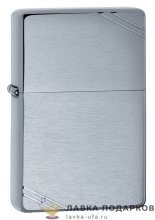 Zippo 230 / Зажигалка Zippo Винтажная 1937 года с покрытием матовый хром, Насечки 