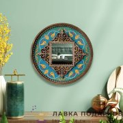 УС ДП / Панно - образ «Матронушка Московская» 18 х 18 см  + подставка 0006_ДП-ДС 