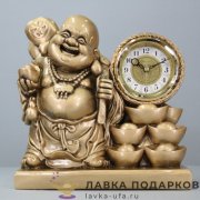 La Minor / Скульптурные часы «Хотей» 29 х 27 х 15 см. бронза 5226 