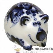 Гжель / Фигурка года «Свинка» 05 х 09 х 06 см. авт. Еремина Л.Г.  