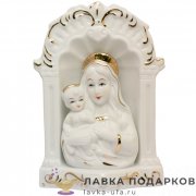 НП-М / Матрешка семеновская «Россияночка» 5 мест, 16 см. желтый платок  