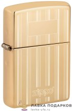 Zippo / Зажигалка 46011 «Классика ZIPPO» 56 х 36 х 12 мм. латунь полиш 