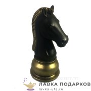 П / Фигурка «Шахматный конь» В19х9х9 см полистоун черный 718391-I150 