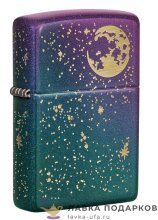 Zippo / Зажигалка 49448 «Звездное небо» 56 х 36 х 12 мм. фиолетовый матовый 