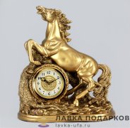 La Minor / Скульптурные часы «Вольный ветер» 23 х 20 х 08 см. цвет бронза 3515  