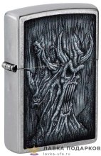 Zippo / Зажигалка 48681 «Злое дерево» 56 х 36 х 12 мм. хром 