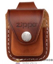 Zippo / Чехол с фиксаторм для зажигалки Zippo 08 х 06 х 03 см. цв. коричневый LPLB 