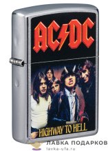 Zippo / Зажигалка 49235 «AC/DC» 56 х 36 х 12 мм. хром матовый 