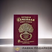 РК / Родословная книга Гарамант экокожа «Древо» 31х24см бордовая фотоальбом 1026 