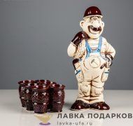 СБ / Футболка ХБ «ӨФӨ», цвет синий, размер в асс 