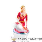 БФ / Статуэтка «Неркес» Башкирский фарфор 24см сувенир фигурка подарочная 