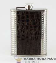 Фляжка подарочная 270 мл. «МВД» цв. коричневый 9306682 