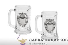 Олово / Кружка для пива с оловянным барельефом «ФСО» 330 мл. + коробка ПВ_2646 