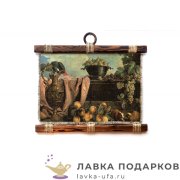 УС А3-Г / Свиток - натюрморт «Вино и фрукты» 41 х 44 см.  горизонт 201_3_Г-Р 