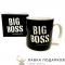 Кружка - гигант «Big Boss» 650 мл,  черный 9405