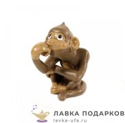 Фигурка года «Обезьянка в раздумьях» 09 см. коричневый EVE_50270 