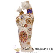 Delicate / Фигурка «Багира с котенком, орнамент» 23 х 10 см.  0901.13 