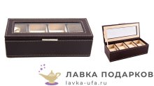 Moretto / Шкатулка для хранения часов 24 х 11 х 07 см, КОЖ,ЗАМ, цвет коричневый 136213 