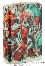 Zippo / Зажигалка 49392 «Герл» 56 х 36 х 12 мм. цвет белый матовый 